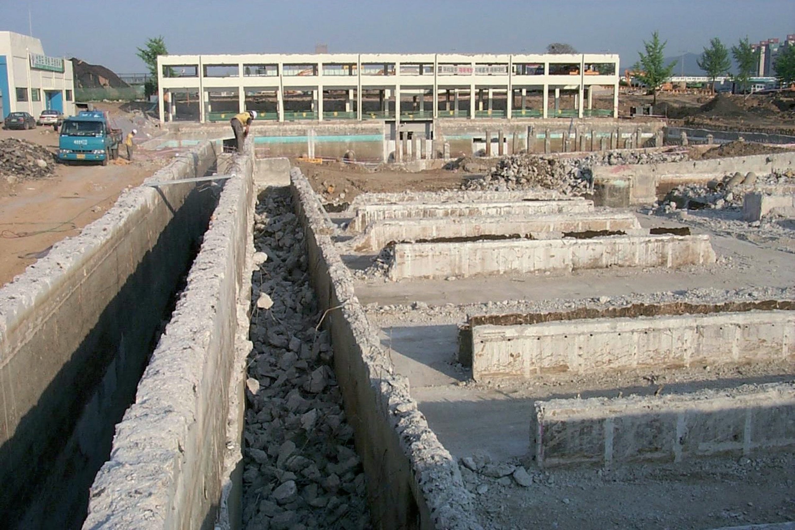 Fig. 3. Ruins of Seonyu Water Purification Plant.